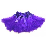 OD2054PP--Dark Purple Tulle Petti Skirt